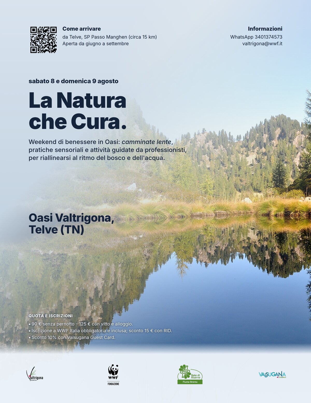 Locandina del weekend La Natura che Cura, 8 e 9 agosto 2026