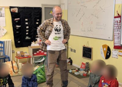 Una lezione del WWF in una scuola primaria di Pergine Valsugana. Arch. WWF