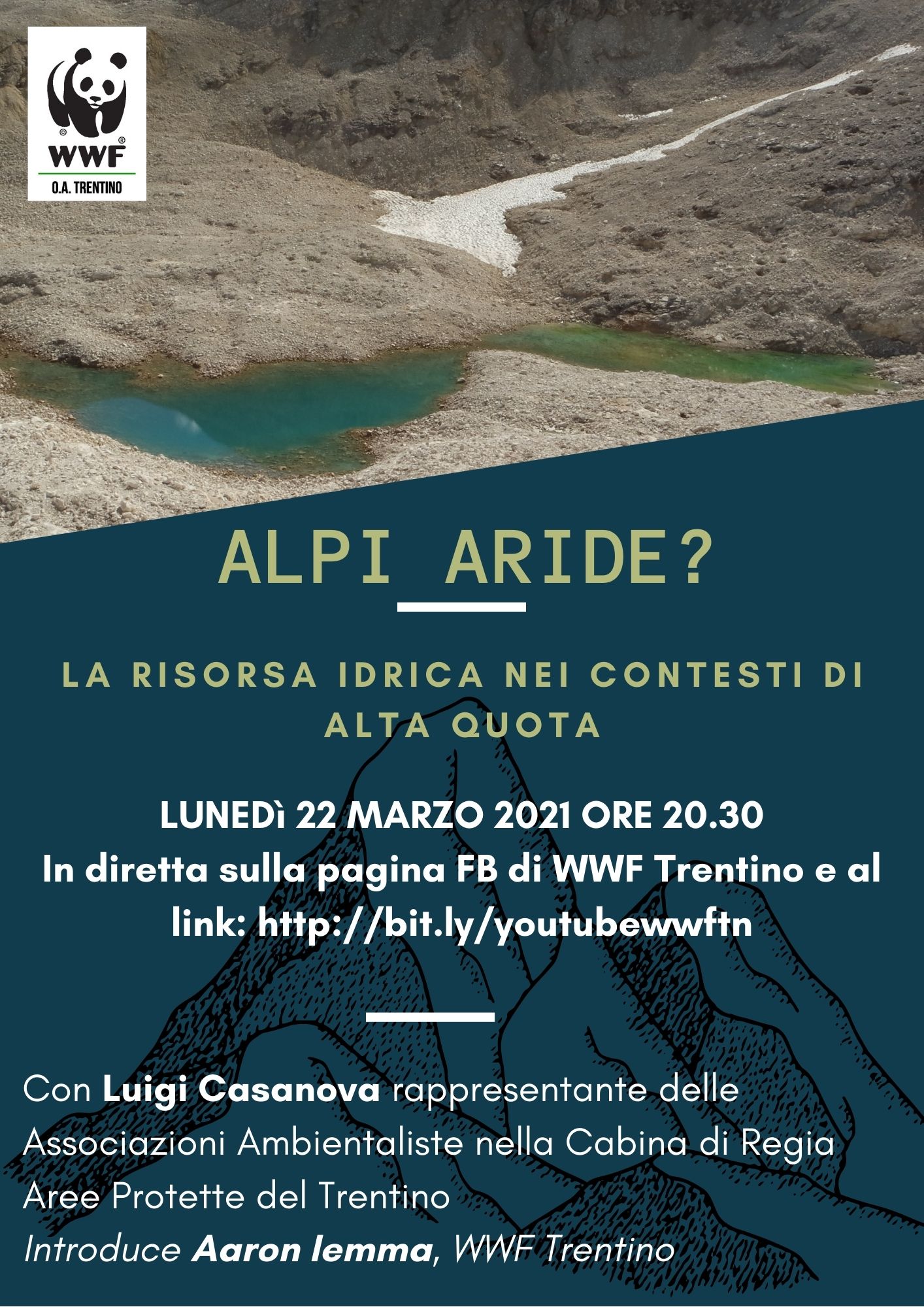 Locandina: Alpi aride? La risorsa idrica nei contesti di alta quota