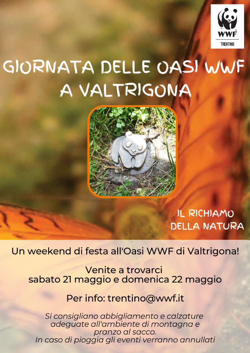 Locandina: Festa delle Oasi WWF 2022 a Valtrigona