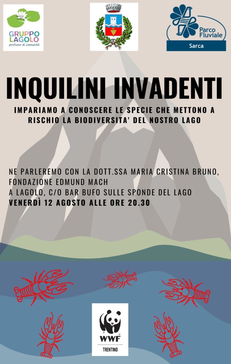 Locandina: Inquilini invadenti: serata sulle specie esotiche nelle acque dolci