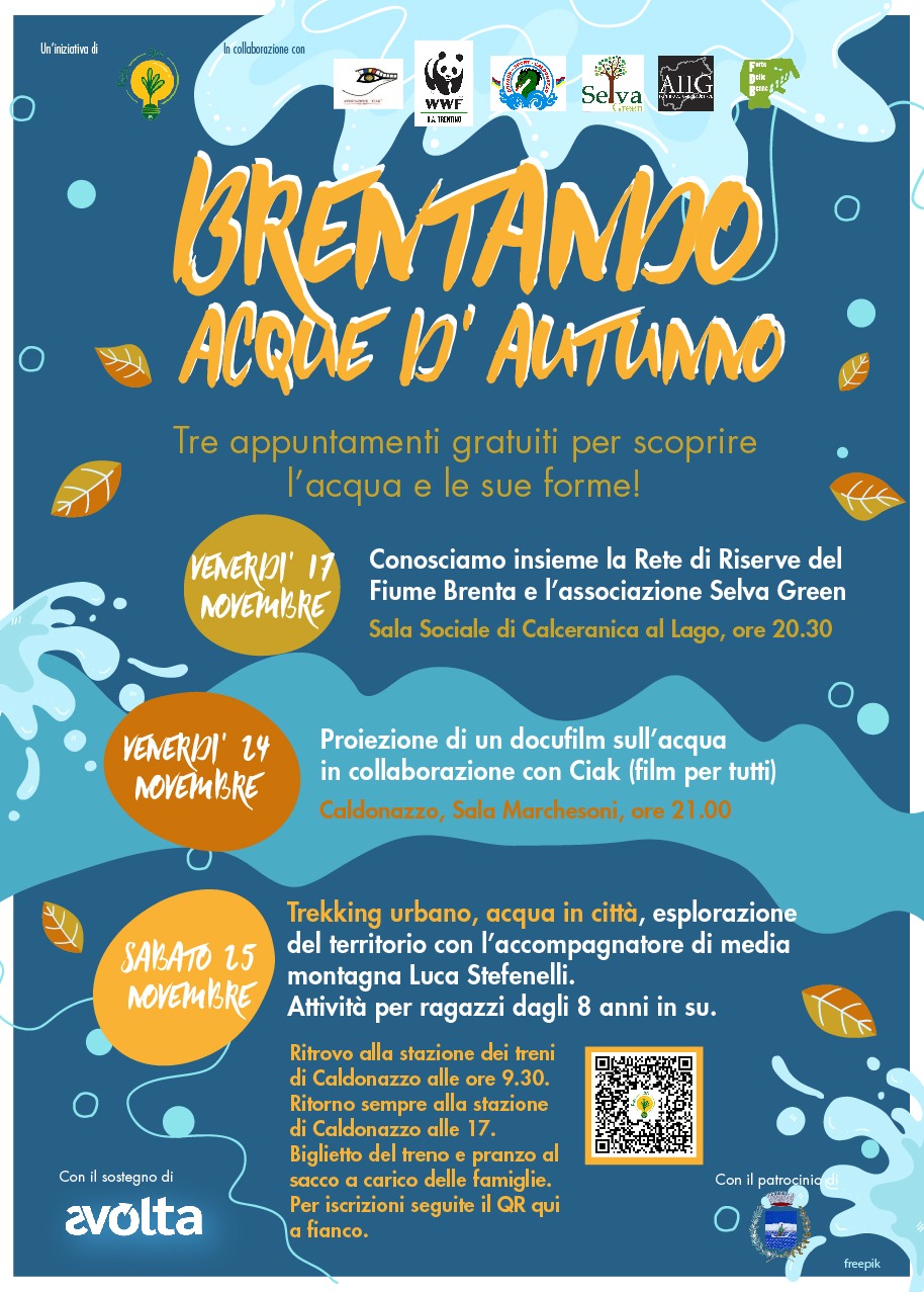 Locandina: Brentando - Acque d'autunno: trekking urbano "Acqua in città"