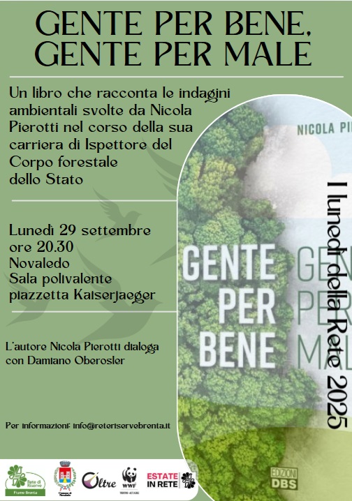 Locandina: Dialogo con Nicola Pierotti, autore di "Gente per bene, gente per male"