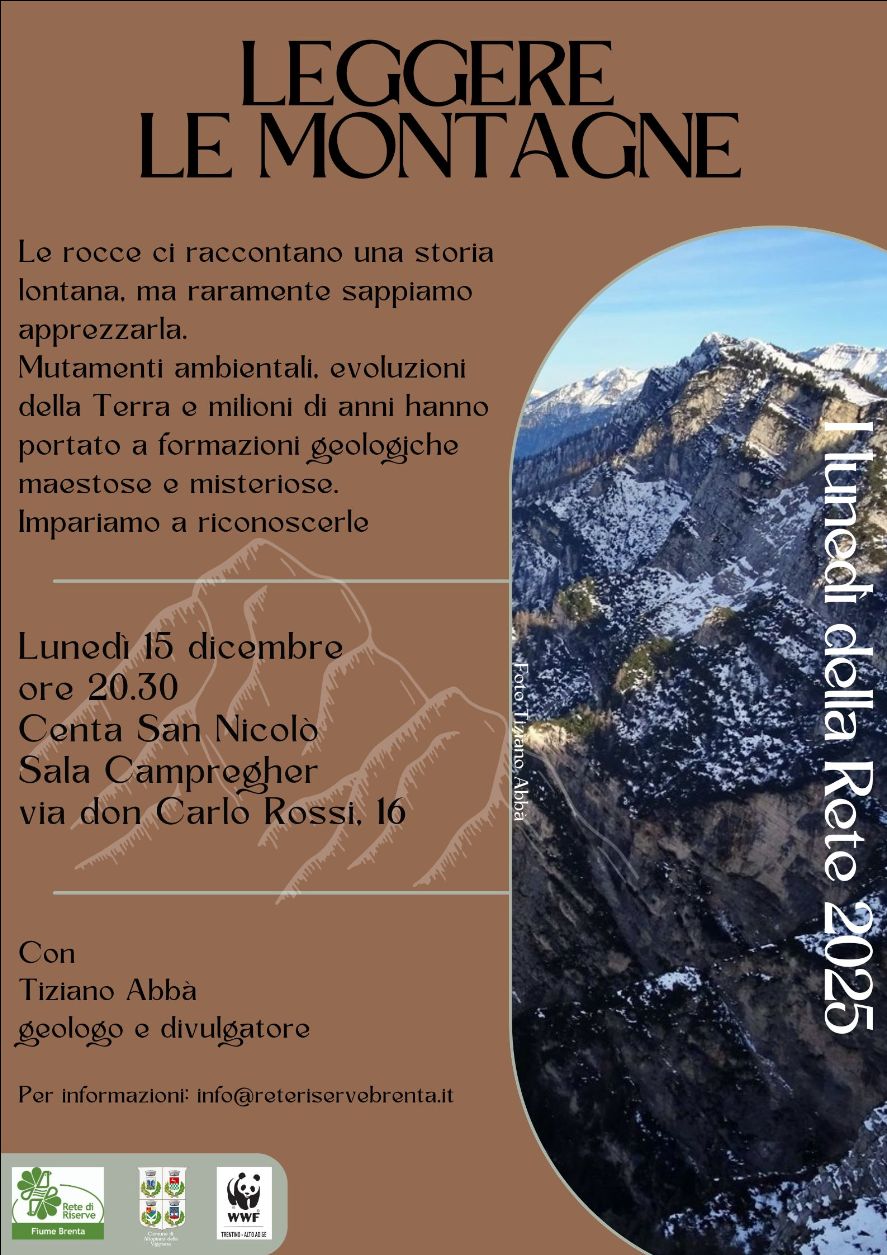 Locandina: I lunedì della Rete: leggere le montagne