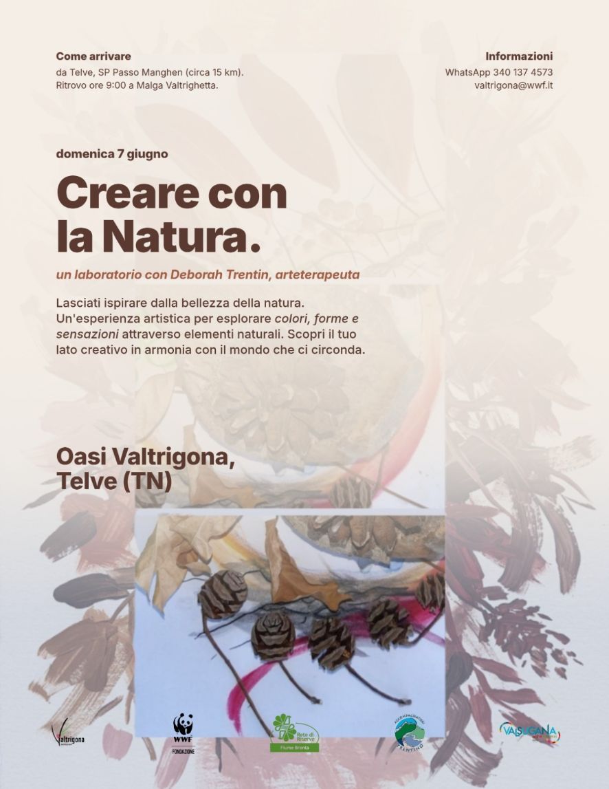 Locandina: Creare con la natura: riapertura dell'Oasi di Valtrigona