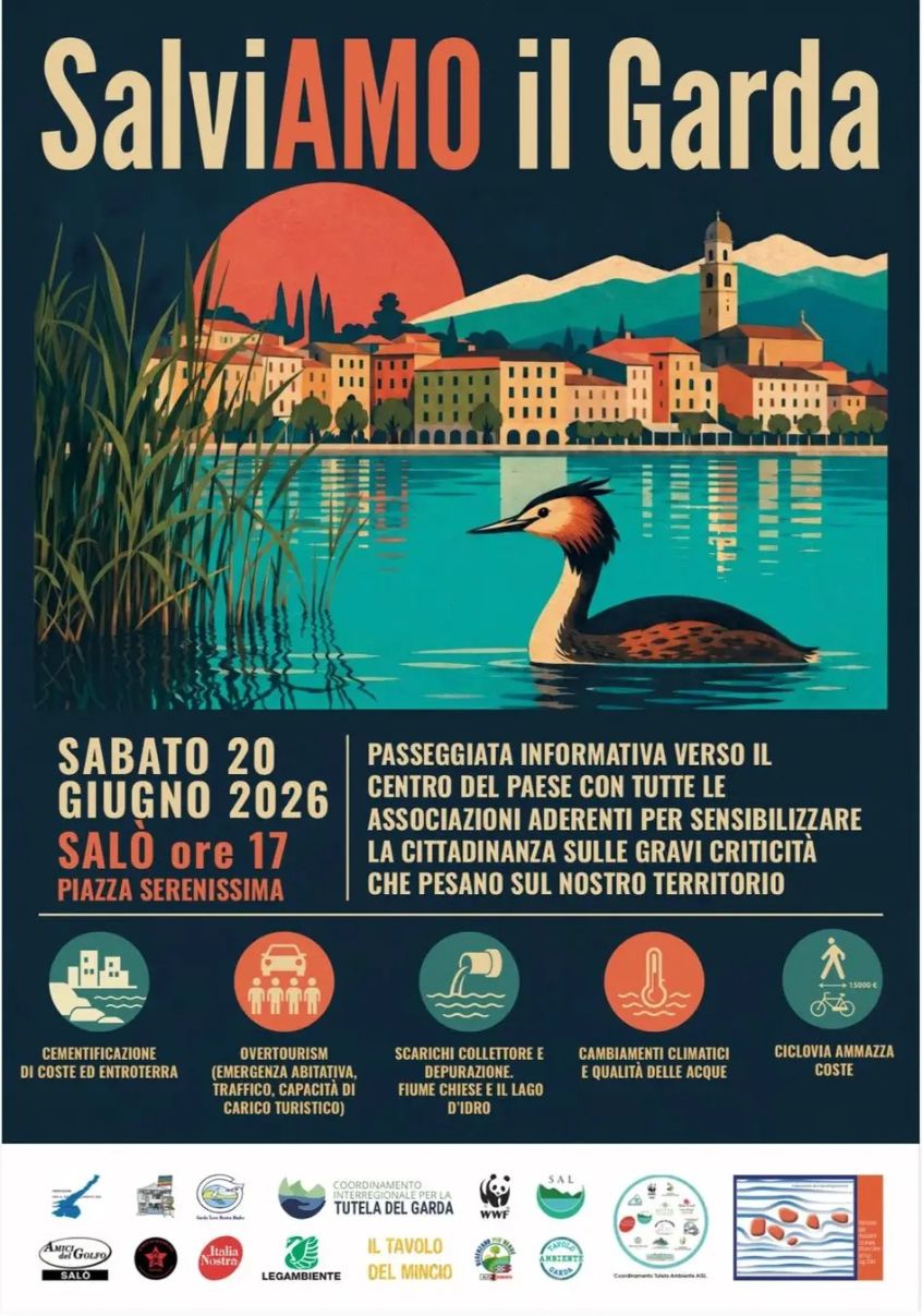 Locandina: SalviAMO il Garda: passeggiata guidata a Salò