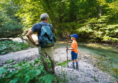 Visita guidata lungo il torrente Sporeggio. Foto Mirko Perli