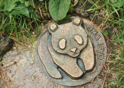 Il medaglione con il panda del WWF del 1970